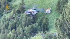 Rescate de un senderista en un barranco de Torla y de un montañero enriscado en Monte Perdido