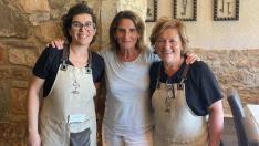 La ministra Teresa Ribera en Casa Pardina en Alquézar