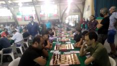 Imagen de la octava ronda del Open de Benasque.