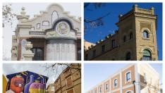Algunos de los edificios más emblemáticos en la margen izquierda.