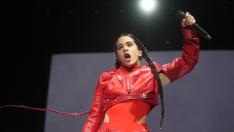 Rosalía actúa dentro de su gira `Motomami Tour' en el Wizkink Center de Madrid.