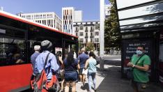 Huelga de autobuses urbanos en Zaragoza