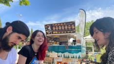 Ruta de 'food trucks': Sabor a Pirineo ofrece huevos rotos de gallinas felices.
