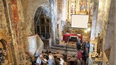 Iglesia románica de Majones, donde se celebran las jornadas culturales,