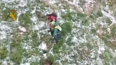 Rescate de una familia sorprendida por la lluvia en Ordesa.