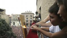 Fiestas de San Lorenzo en Huesca: 10 años del chupinazo, en imágenes