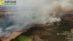 Incendio forestal Loporzano, Huesca