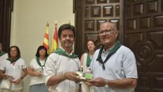 Acto de homenaje a los oscenses en el exterior.