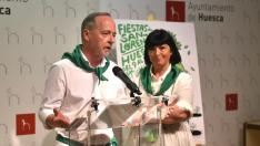 El concejal de Fiestas, Ramón Lasaosa, junto a la responsable del área de Seguridad, Ana Loriente.