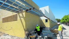 El colegio María Zambrano, de Parque Venecia, encara la última fase de las obras.