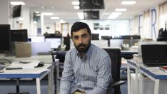 Mohammad Shabir Ahmadi, periodista e investigado, reside en Zaragoza desde el pasado mes de mayo.