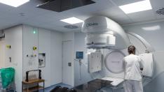 Sala de radioterapia del Hospital Miguel Servet de Zaragoza.