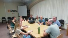 Reunión de grupos ecologistas con el Gobierno de Aragón