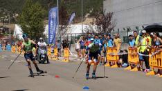 Jaca albergó el Campeonato de España de rollerski en su modalidad de esprint.