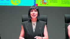 Diana Morant, ministra de Ciencia e impulsora de la Agencia Espacial, esta semana en Sevilla
