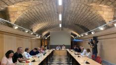 El consejero de Vertebración del Territorio, José Luis Soro, ha presidido este martes el segundo de vivienda en la DGA.