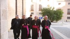El nuevo obispo de Tarazona, Vicente Rebollo, toma posesión de su cargo