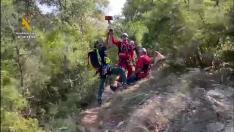 La Guardia Civil rescata a un senderista en Bierge