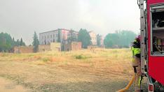 El incendio declarado el pasado mes de junio en Castejón de Tornos.