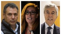 Benito Tesier, Sara Martín y Juan Carlos Ureta.