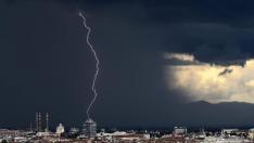 Tormenta en Sofía, Bulgaria