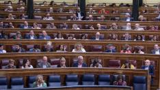 Vista de una sesión plenaria en el Congreso de los Diputados