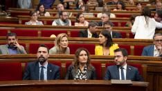Aragonés este viernes en el Parlament.