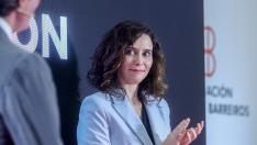Isabel Díaz Ayuso, presidenta de la Comunidad de Madrid, este viernes.