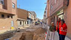 Infraestructuras acomete la reforma de la calle Obispo Peralta en Valdefierro