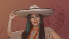 Lila Downs actúa este miércoles en el escenario del C. C. Estación Norte de Zaragoza.