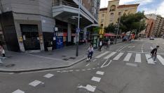 Carril bici entre Avenida Goya y Baltasar Gracián