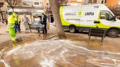 Plan de limpieza de calles en Zaragoza