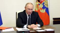 Vladimir Putin attends Security Council meeting of Russian Federation