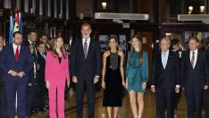 La princesa Leonor, los Reyes y la infanta Sofía asisten al concierto de la Fundación Princesa de Asturias