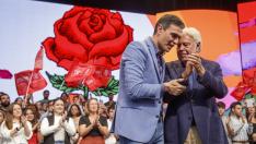 Pedro Sánchez y Felipe González conmemoran 40 aniversario victoria electoral PSOE
