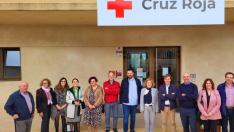 La consejera de Ciudanía y Derechos Sociales ha visitado este lunes la residencia de Alcalá de Gurrea en la que viven 26 personas refugiadas.