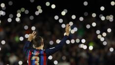 Último partido de Piqué.