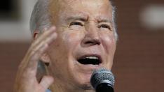 U.S. President Joe Biden campaigns in New York