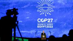 Biden, en su discurso en el COP27.