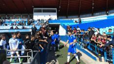 Partido de Aspanoa entre los veteranos del Real Zaragoza y de la AFE en La Romareda
