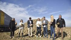 Presentación de la iniciativa de recuperación del cultivo de remolacha en Esplús (Huesca).