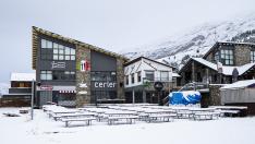 Una imagen de la estación de esquí de Cerler este lunes.