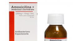 Amoxicilina en formato de jarabe