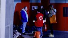 La Cruz Roja en el recuento de personas sin hogar en Zaragoza.