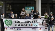 Movilización del personal de la limpieza del Infantil.