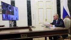 El presidente ruso, Vladimir Putin en su encuentro anual con el Consejo Presidencial de la Sociedad Civil y Derechos Humanos.