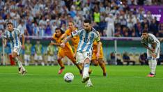 Messi lidera el pase de Argentina a las semifinales.