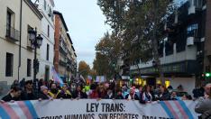 Concentración por los derechos de las personas transexuales.
