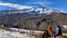 Excursión de La Barana del Centro Ecuestre La Barana con paseos a caballos por el valle de Benasque