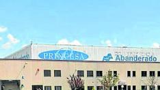 Instalaciones del almacén que tiene Abanderado en Pina de Ebro.